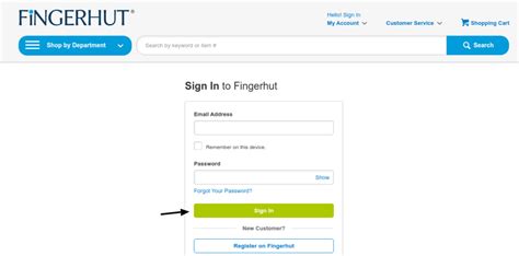 fingerhut my account login official site